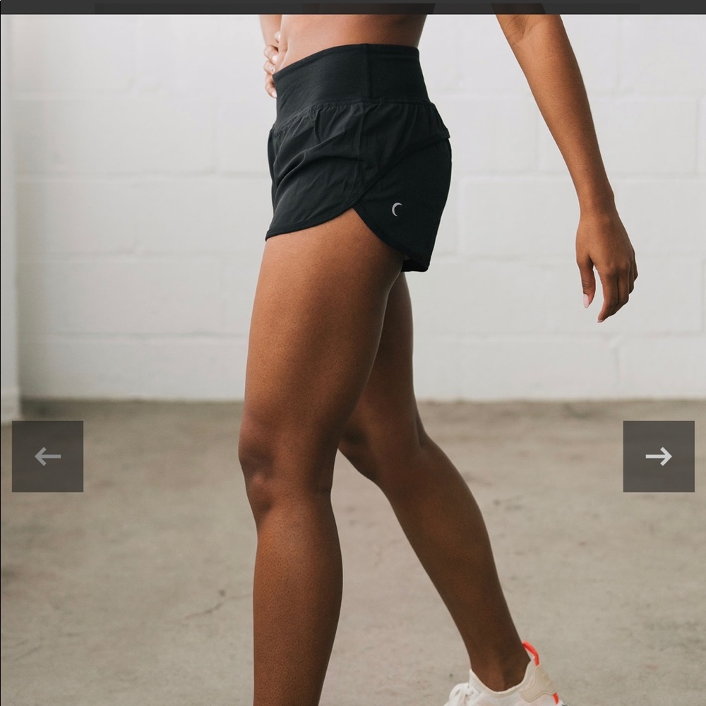 ZYIA Black Trainer Shorts